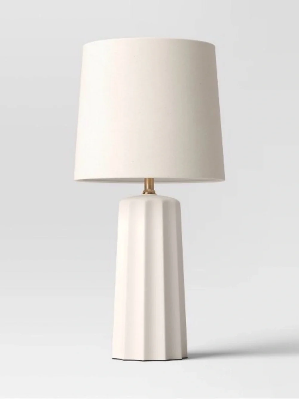 Threshold Sculpted 24 1/2” Ceramic Table Lamps (Set of 2) NWT - No Shades